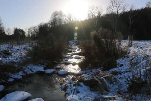 nature winter water