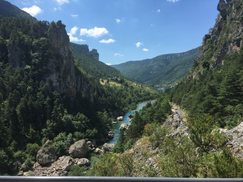 nature mountains river