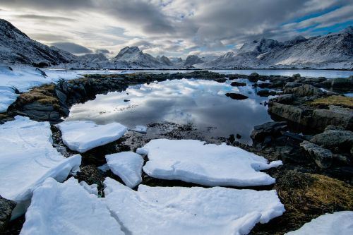 nature landscape ice