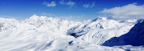 nature snow mountains