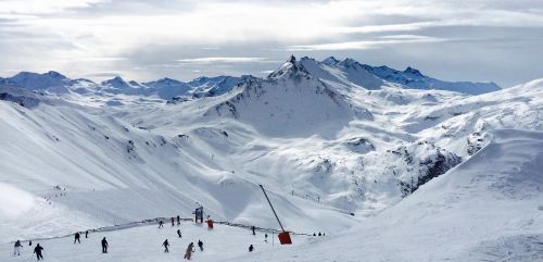 nature snow mountains