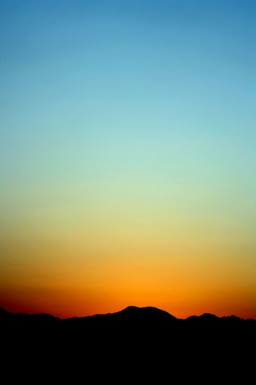 nature mountains silhouette