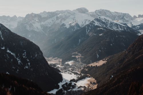 nature landscape mountains