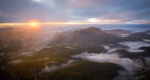 nature landscape smoke