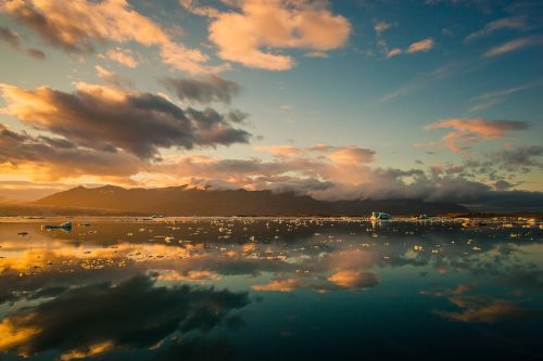 nature landscape reflection