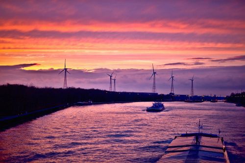 nature landscape windmill