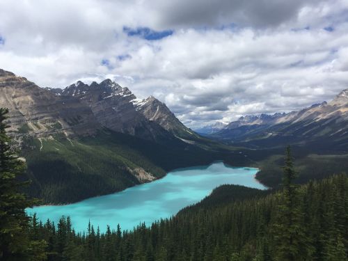 nature landscape mountains