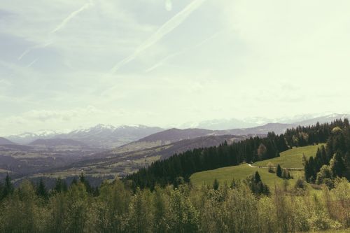 nature landscape mountains