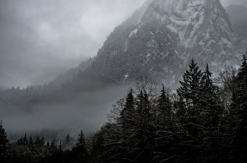 nature landscape mountains