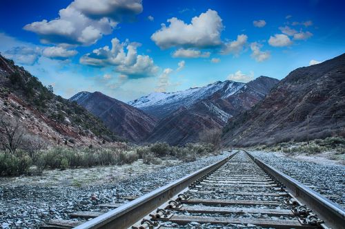 nature landscape mountains