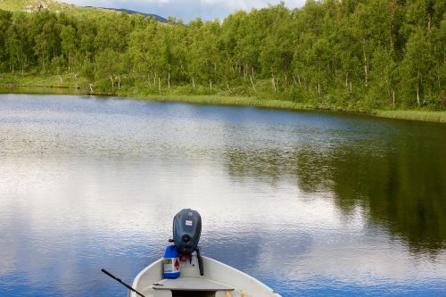 nature boat lake