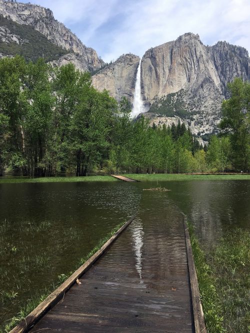 nature waterfall yosemite