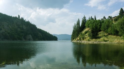 nature lake landscape