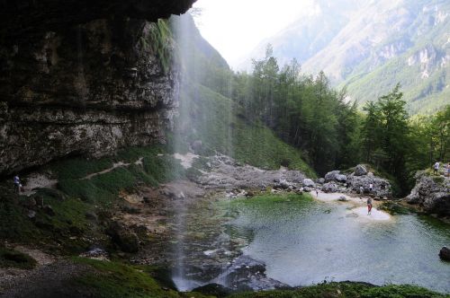 nature water waterfall