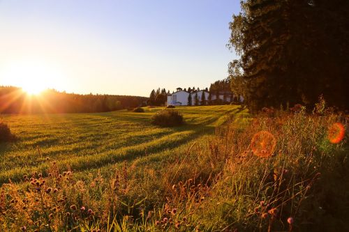 nature sunset landscape