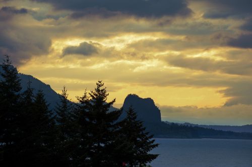 nature sunset sky