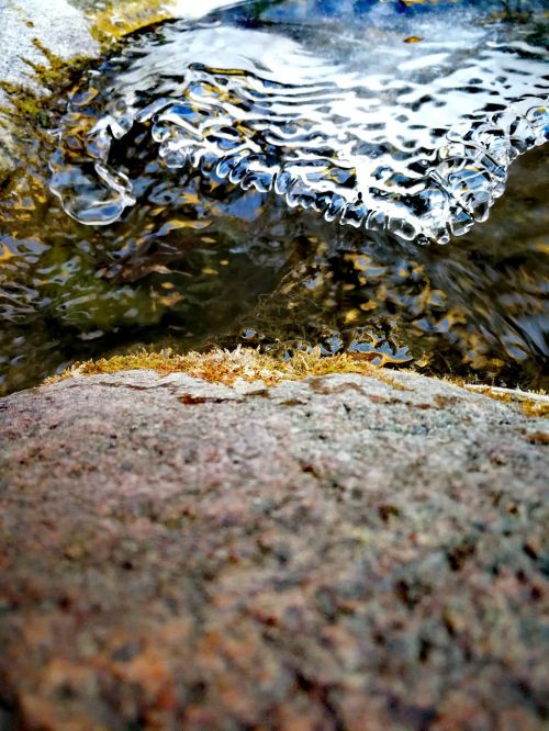 nature water rock