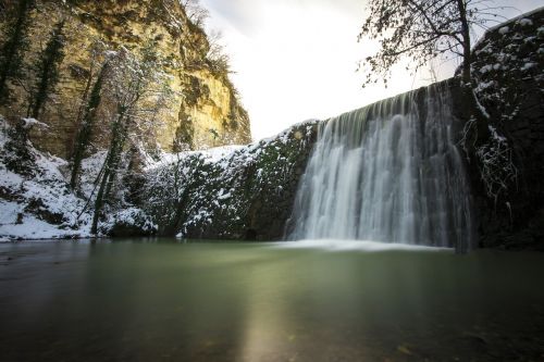 nature river waterfall