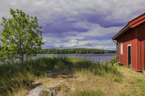 nature lake landscape