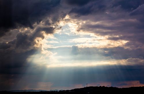 nature sunset sky