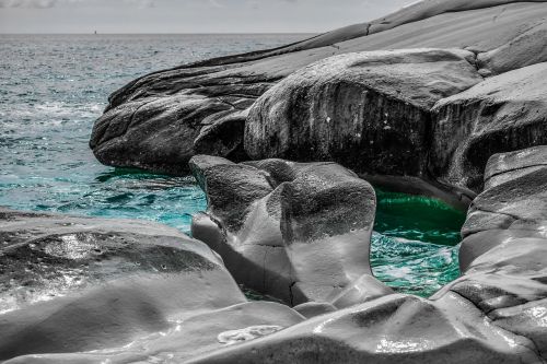 nature sea rock