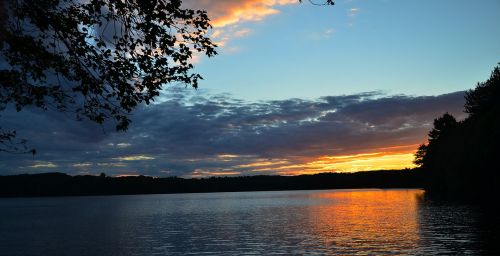 nature sunset water