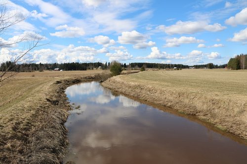 nature  river  sky