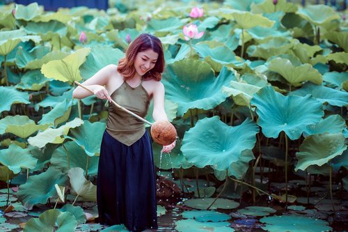 nature  beautiful  girl