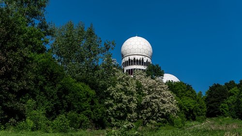nature  trees  radar station