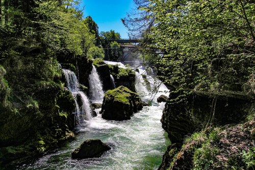 nature  waterfall