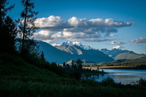 nature  lake  mountains