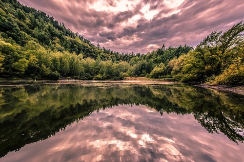 nature  lake  reflection
