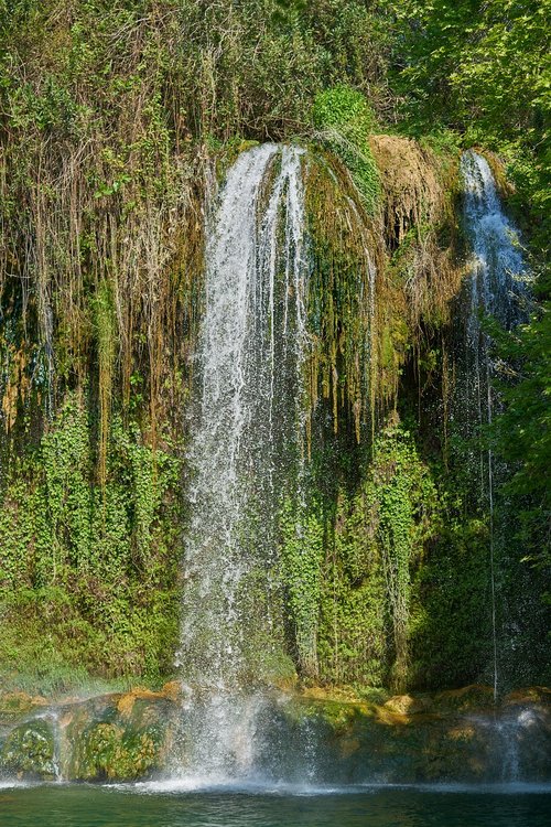 nature  waterfall  rocks