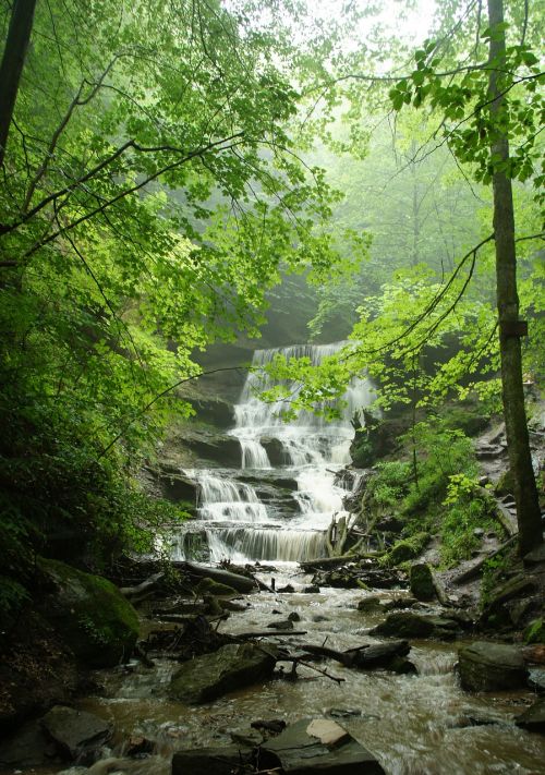 nature waterfall landscape