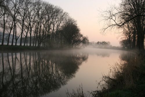 nature river morning