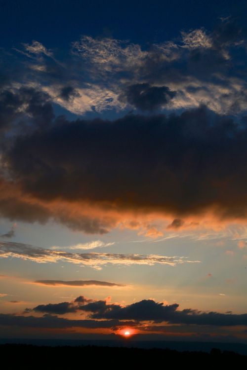 nature sunset sky