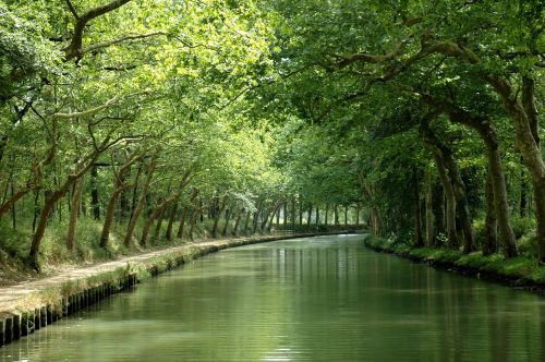 nature channel landscape