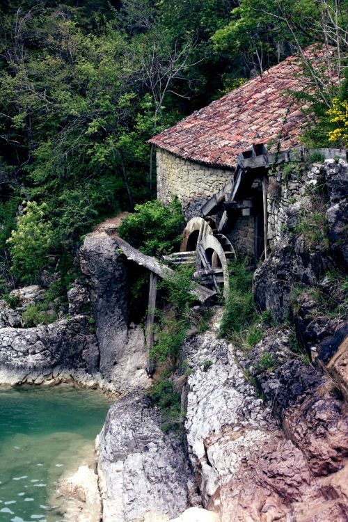 nature watermill water