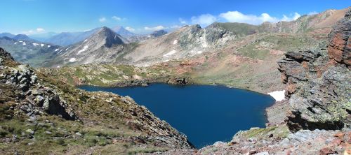 nature lake mountain