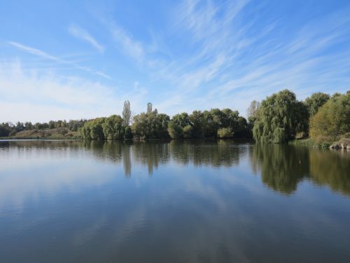 nature lake landscape