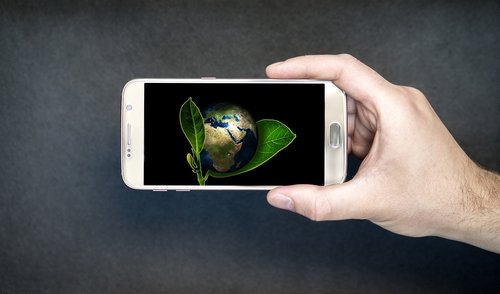 nature conservation  world  smartphone