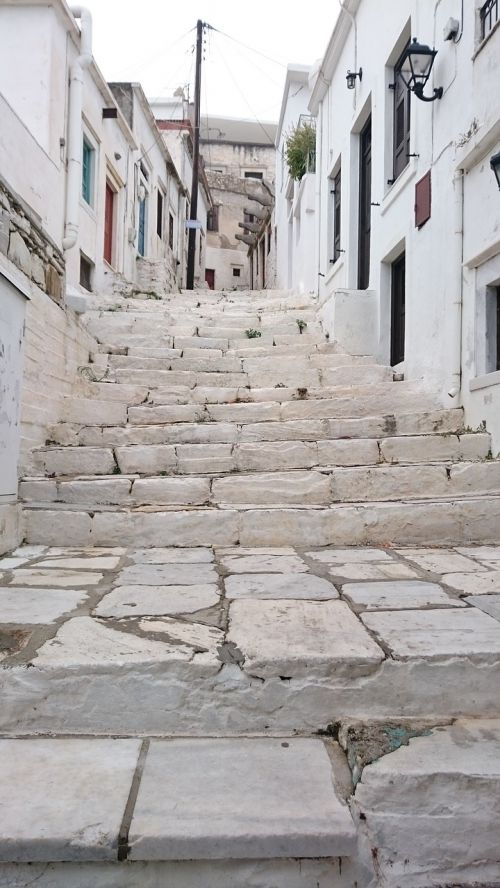 naxos greece stairs