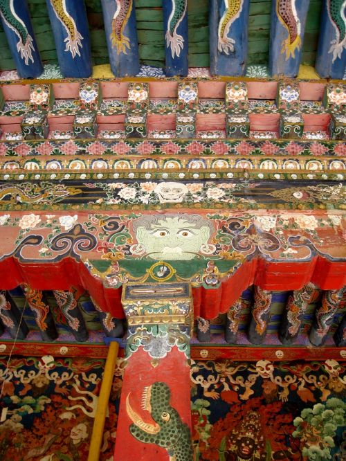 nechung ceiling tibet