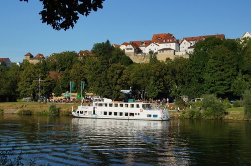 neckar  marbach  schiller