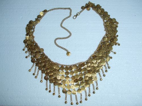 necklace jablonec gold