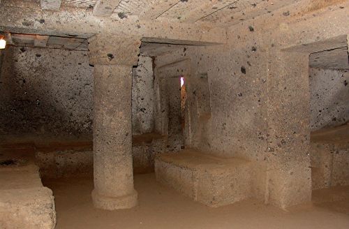 necropolis grave italy