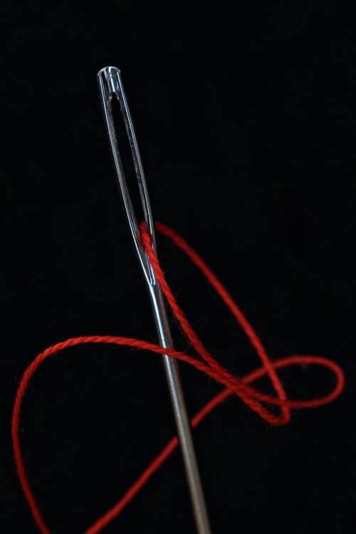 needle  thread  yarn