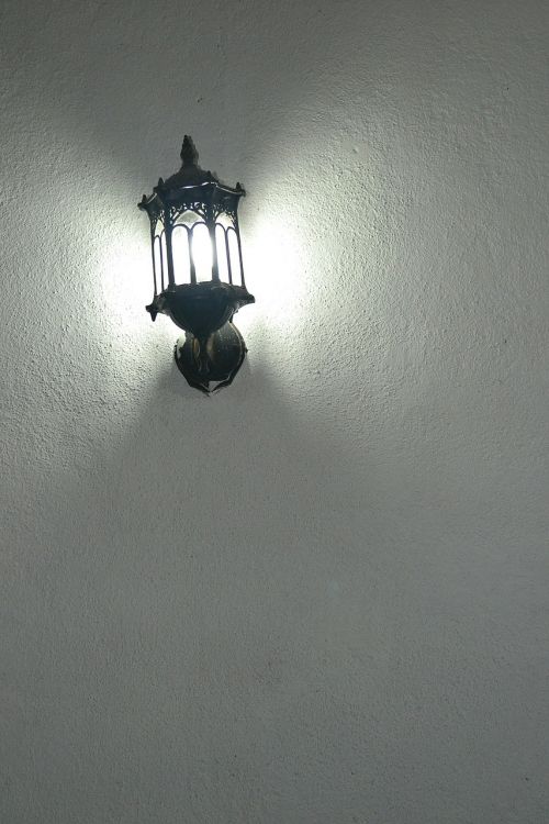 negative space light bulb