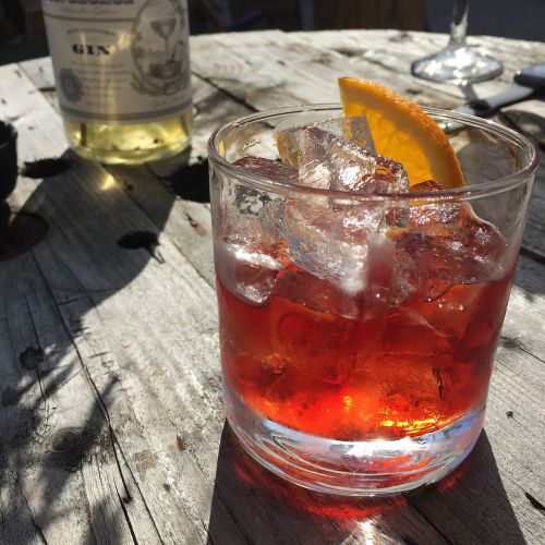 negroni drink cocktail