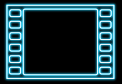 neon human resources frame video